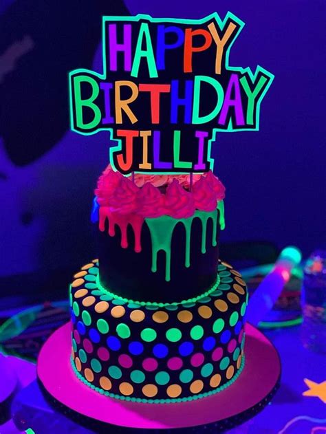 glow in the dark cake decorations